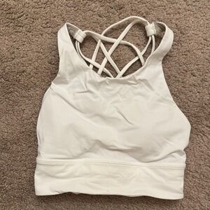Lululemon free to be high neck bra size 6 color white